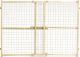 Wood/Wire Mesh Pet Gate 32 x 29-50 in
