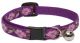 LUPINE Rose Garden Cat Collar W/Bell 1/2in wide x 8-12in
