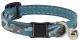 LUPINE Sand Shark Cat Collar W/Bell 1/2in wide x 8-12in