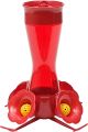 Perky Pet Pinch Waist Red Plastic Hummingbird Feeder 8oz