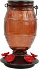 Perky Pet Topfill Prohibition Glass Hummingbird Feeder 36oz