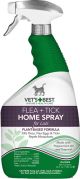 VET'S BEST Flea & Tick Home Spray For Cats 32oz