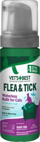 VET'S BEST Flea & Tick Cat Waterless Bath 5oz