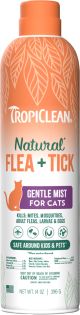 TROPICLEAN Natural Flea & Tick Cat & Home Easy Mist Spray 14oz