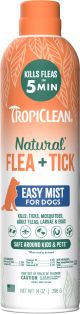 TROPICLEAN Natural Flea & Tick Dog & Home Easy Mist Spray 14oz