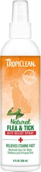 TROPICLEAN Natural Flea Bite Relief Spray 8oz