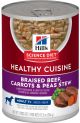 Science Diet Adult 7+ Healthy Cuisine Roasted Beef Stew Dog Food 12.5oz