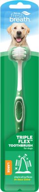 TROPICLEAN Tripleflex Toorthbrush for Large Dogs