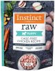 INSTINCT Raw Frozen Puppy Food Chicken Bites 3lb Bag