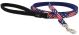 LUPINE MICROBATCH OLD GLORY DOG 1/2IN LEASH 6FT