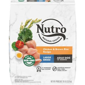 NUTRO Natural Choice Large Breed Adult Chicken & Brown Rice 30lb
