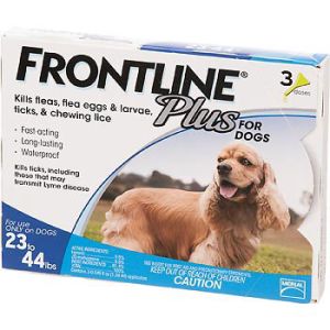 Frontline Plus for Dogs 23-44lb 3 Month Supply
