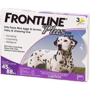 Frontline Plus for Dogs 45-88lb 3 Month Supply