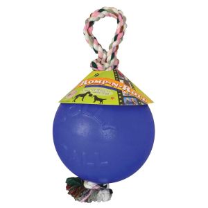Jolly Ball Romp-N-Roll Blue 8in - for Large Dogs 60+lbs