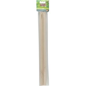 LIVING WORLD Wooden Perch Small Parrot 17in 2pk