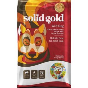 Solid Gold Nutrientboost Wolf King Adult Bison, Brown Rice & Sweet Potato 11lb