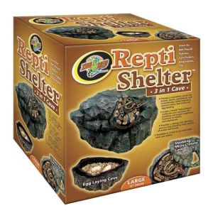 Repti Shelter 3-In-1 Cave Large