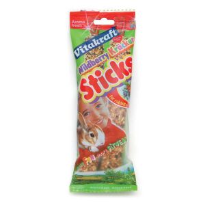 Vitakraft Crunch Sticks with Whole Grains & Wild Berries for Rabbits 2sticks 4oz
