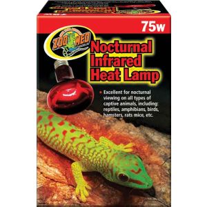 Nocturnal Infrared Heat Lamp Red 75 Watt