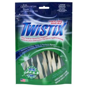 N-Bone Twistix Vanilla Mint Dog Treats Large