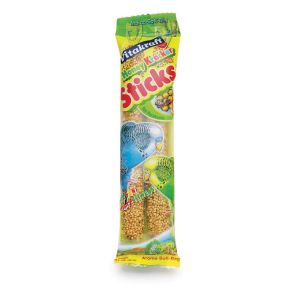 Vitakraft Crunch Sticks with Whole Grains & Honey for Parakeets 2 sticks 2.1oz