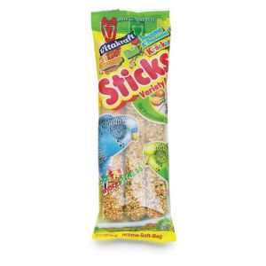 Vitakraft Crunch Sticks Variety for Parakeets - orange-egg&honey-sesame 2.4oz