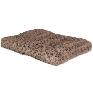 Quiet Time Deluxe Ombre' Mocha Swirl Fur Pet Bed 36 inch