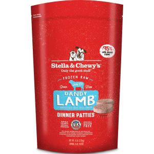 STELLA & CHEWY'S Dog Raw Frozen Dandy Lamb 1.5oz Patties 6lb