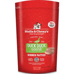 STELLA & CHEWY'S Dog Raw Frozen Duck Duck Goose 1.5oz Patties 6lb