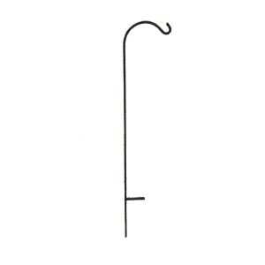 Wrought Iron Crane Single Shepherds Hook 48in PC-6
