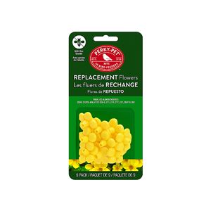 Replacement Yellow Feeder Flowers  With Bee Guards 9pk