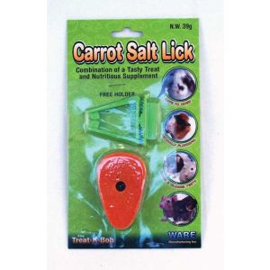 Carrot Salt Lick with Holder