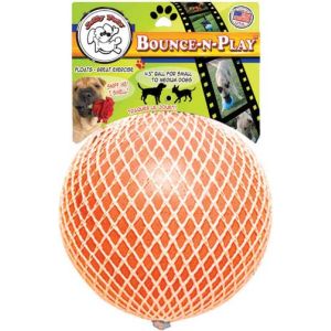 Jolly Ball Bounce N Play Orange 6in - for Medium Dogs 20-60lbs