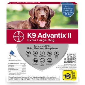 K9 Advantix II Over 55 lb 2 pack