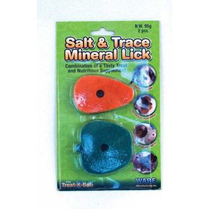 Apple Trace & Carrot Salt Mineral Lick 2 piece