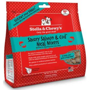 STELLA & CHEWY'S Dog Freeze Dried Savory Salmon & Cod Meal Mixers 3.5oz