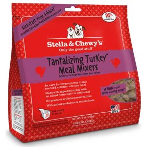 STELLA & CHEWY'S Dog Freeze Dried Tantalizing Turkey Meal Mixers 8oz